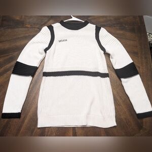 Her Universe Black and White Storm Trooper  Sweater W size Small